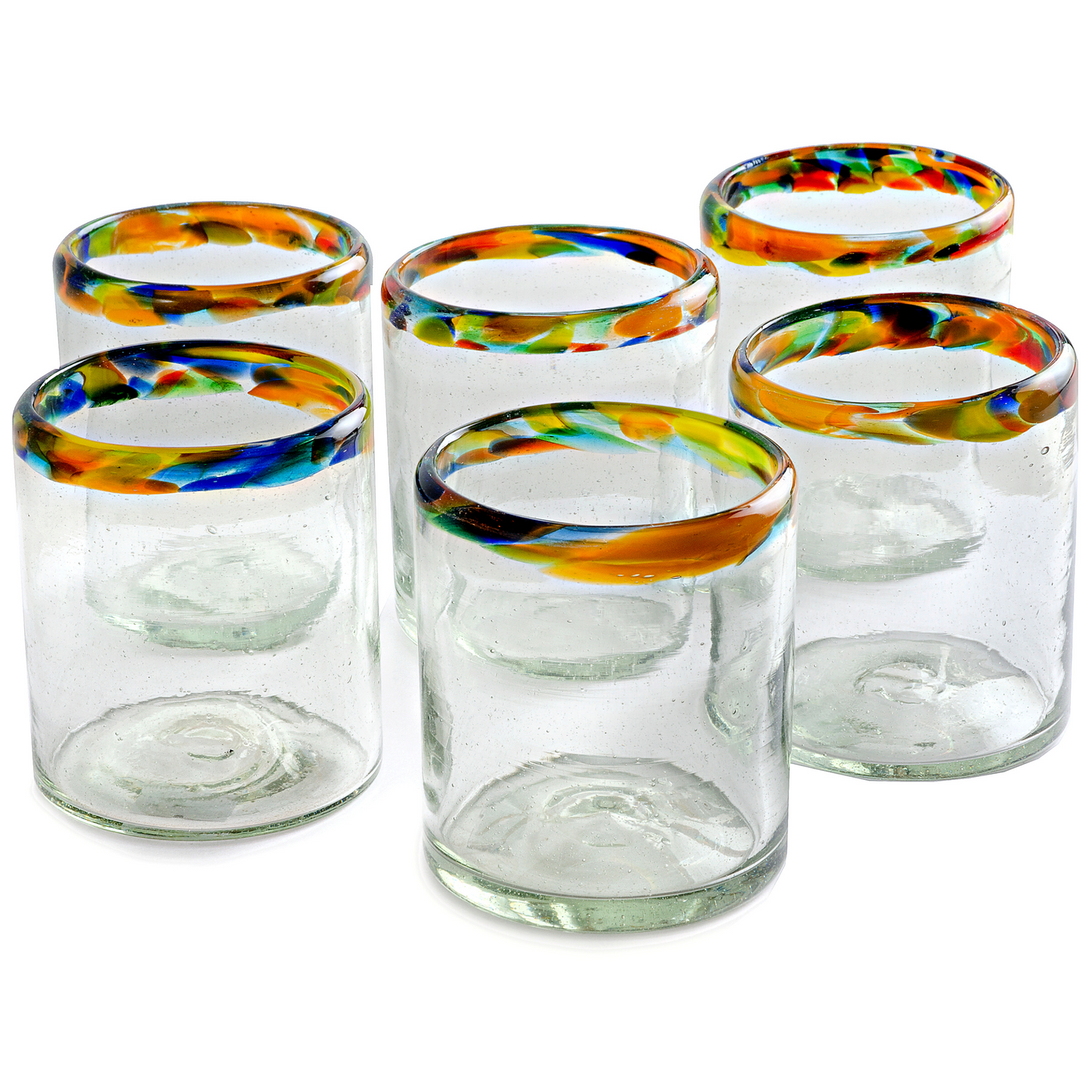 Confetti Rim All Purpose - 12 oz - Set of 6 - Orion's Table