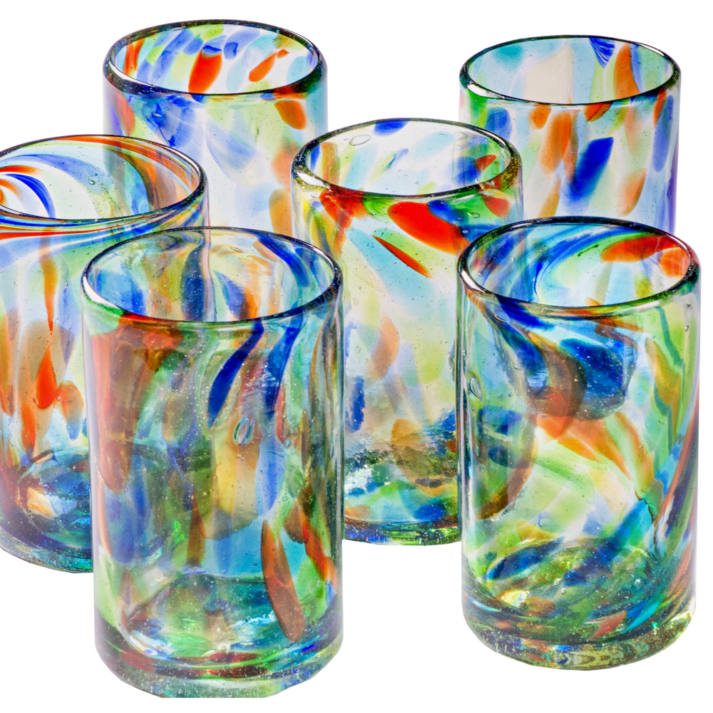 Solid Confetti Tumbler - 16 oz - Set of 6 - Orion's Table 