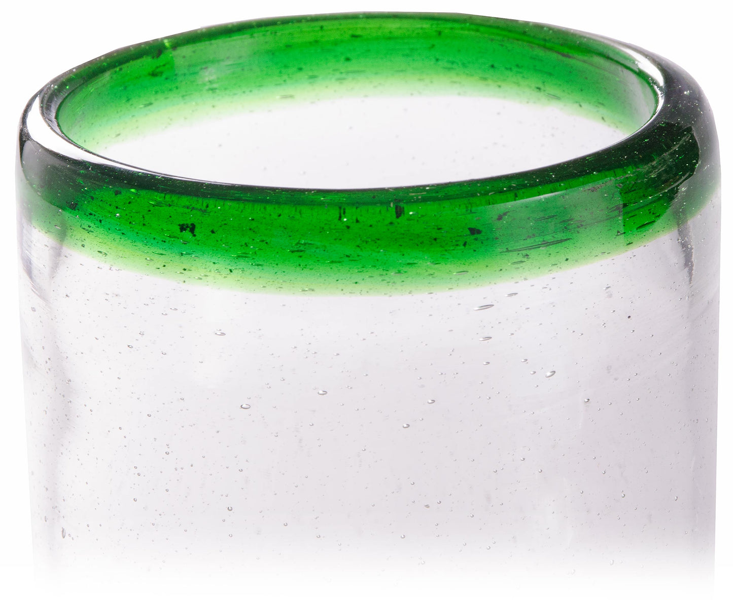 Green Rim All Purpose - 12 oz - Set of 6 - Orion's Table