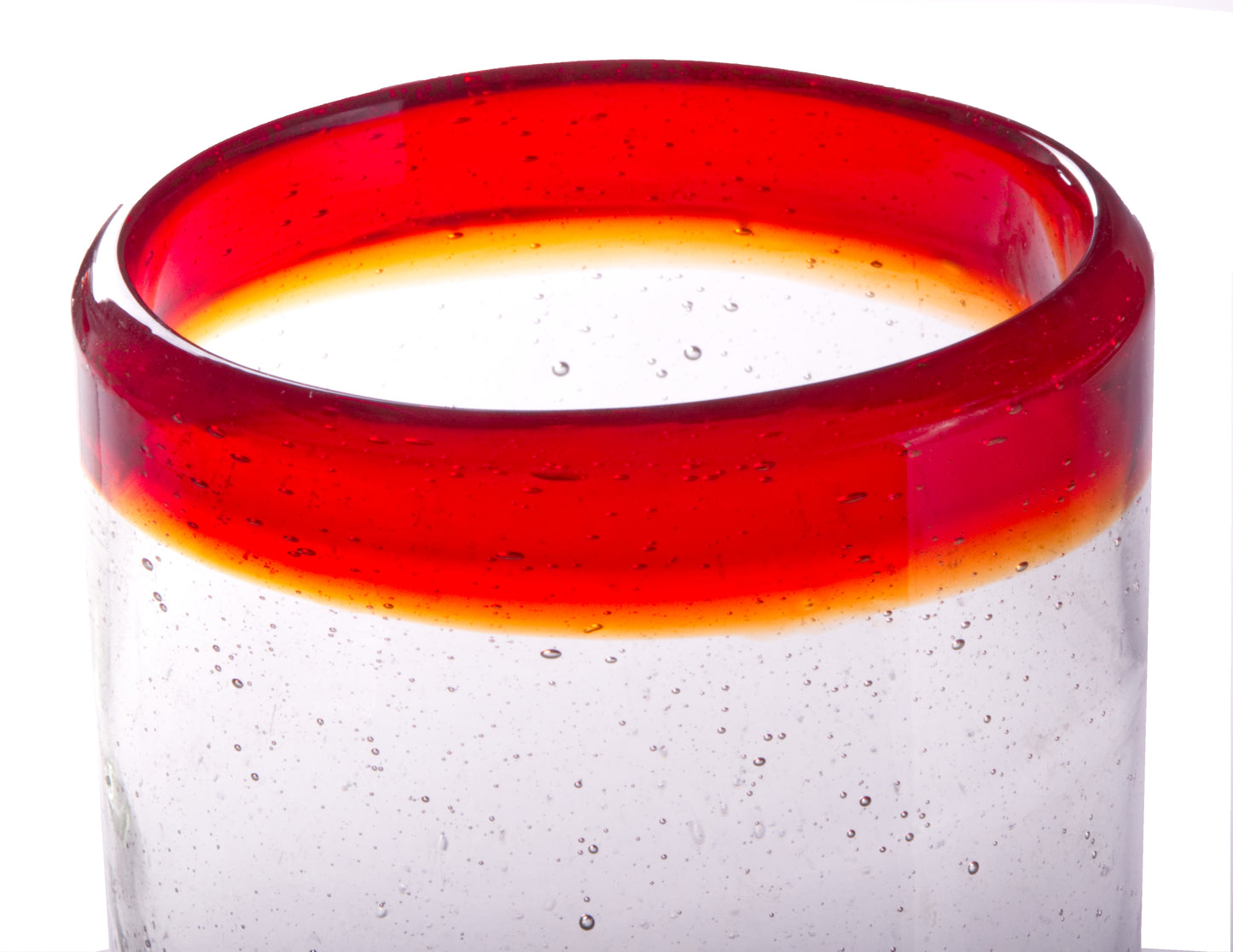 Red Rim Tall Tumbler - 22 oz - Set of 6 - Orion's Table