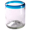 Turquoise Rim All Purpose - 12 oz - Set of 6 - Orion's Table