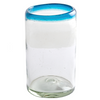 Turquoise Rim Tumbler - 16 oz - Set of 6 - Orion's Table