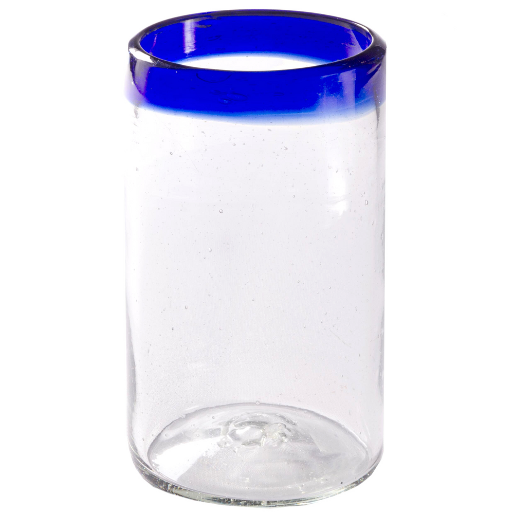 
                  
                    Cobalt Blue Rim Tumbler - 16 oz - Set of 6 - Orion's Table 
                  
                