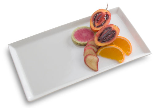 Organic Dinnerware Quatro Large Rectangle Plate - Set of 4