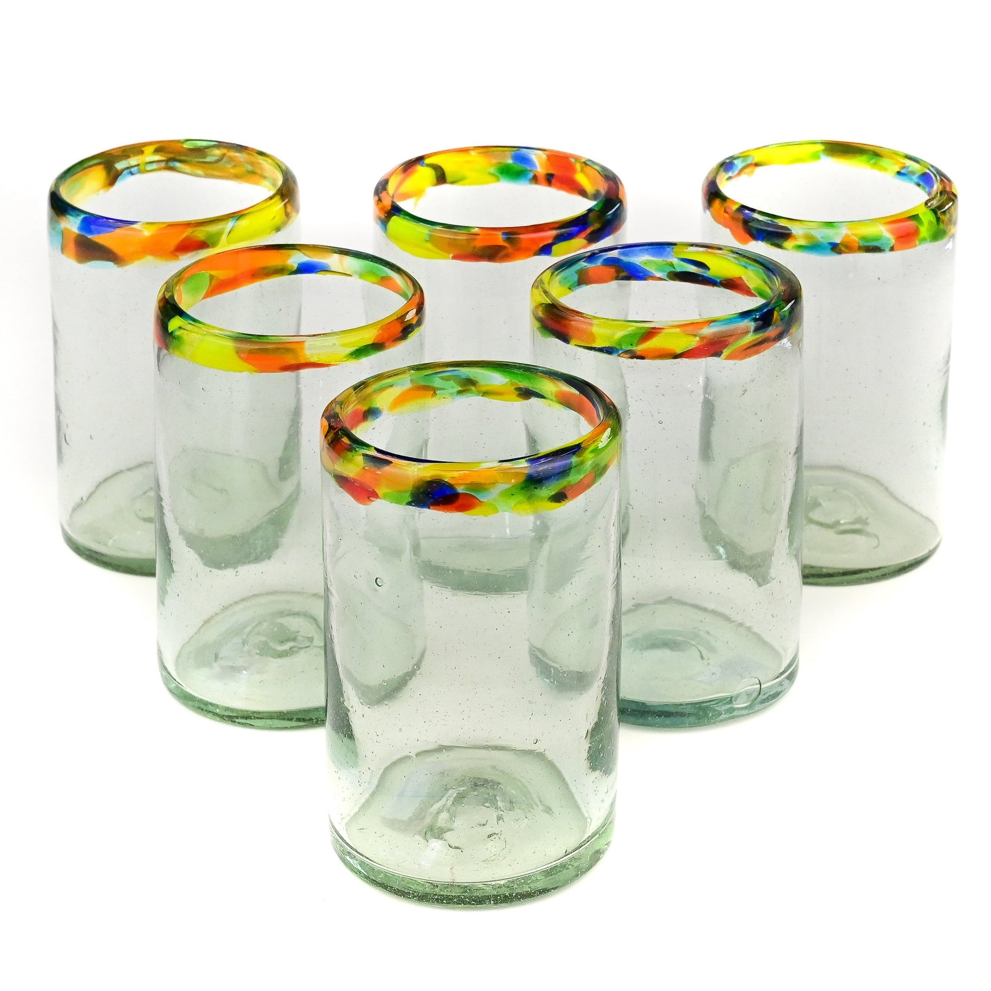 Confetti Rim Tumbler - 16 oz - Set of 6 - Orion's Table 