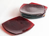 Garnet Serena Petite Appetizer & Desert Plates - Gift Set of 6 - Orion's Table
