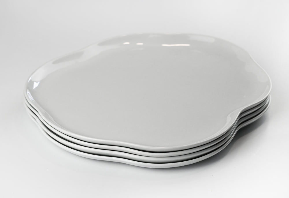 
                  
                    Organic Design Porcelain Platter - Set of 2 - Orion's Table 
                  
                