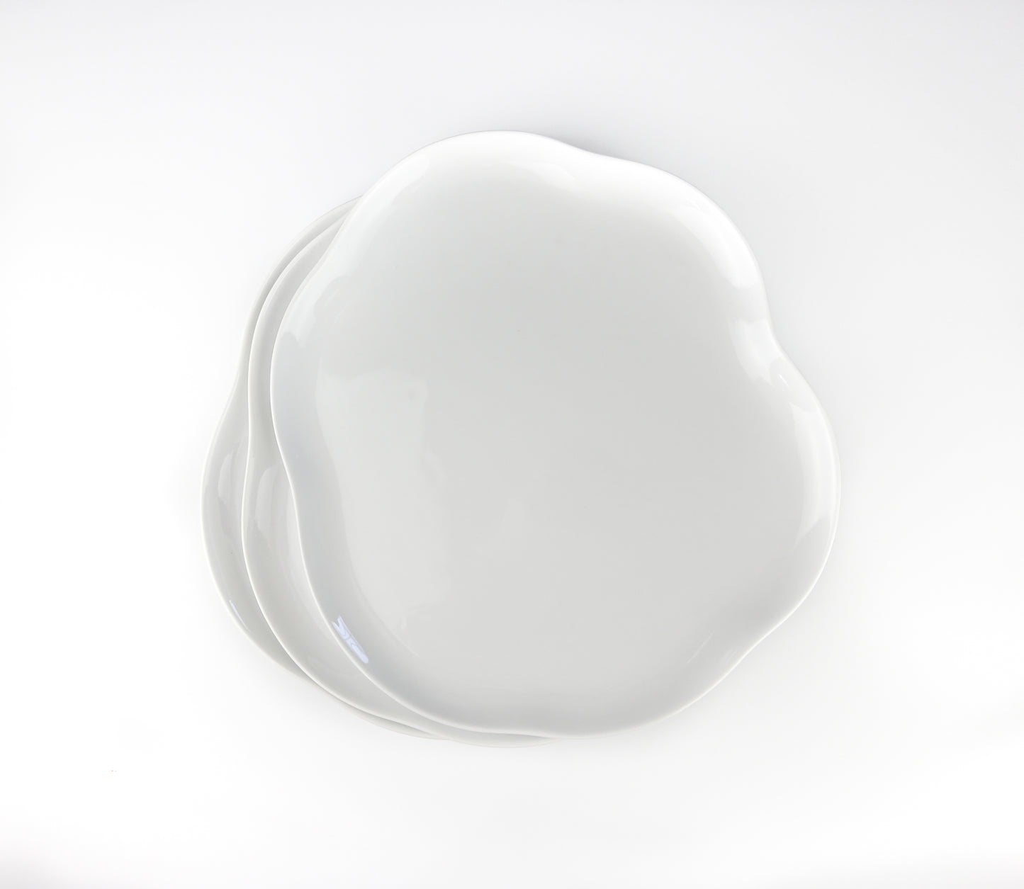 Organic Design Porcelain Platter - Set of 2 - Orion's Table 