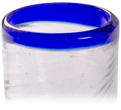 Tornado Cobalt Blue Rim Tumbler - 16 oz - Set of 6 - Orion's Table