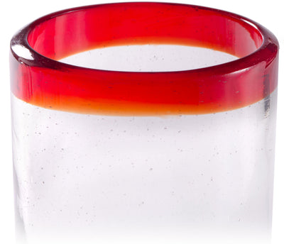Red Rim Tumbler - 16 oz - Set of 6 - Orion's Table