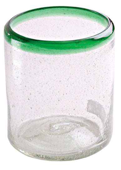 Green Rim All Purpose - 12 oz - Set of 6 - Orion's Table