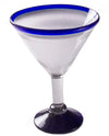 Cobalt Blue Rim Classic Margarita - 15 oz - Set of 4 - Orion's Table