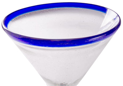 Cobalt Blue Rim Classic Margarita - 15 oz - Set of 4 - Orion's Table