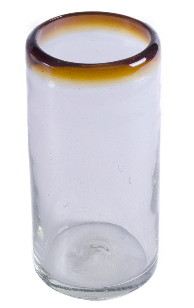 
                  
                    Amber Rim Hiball Tumbler - 14 oz - Set of 6 - Orion's Table 
                  
                