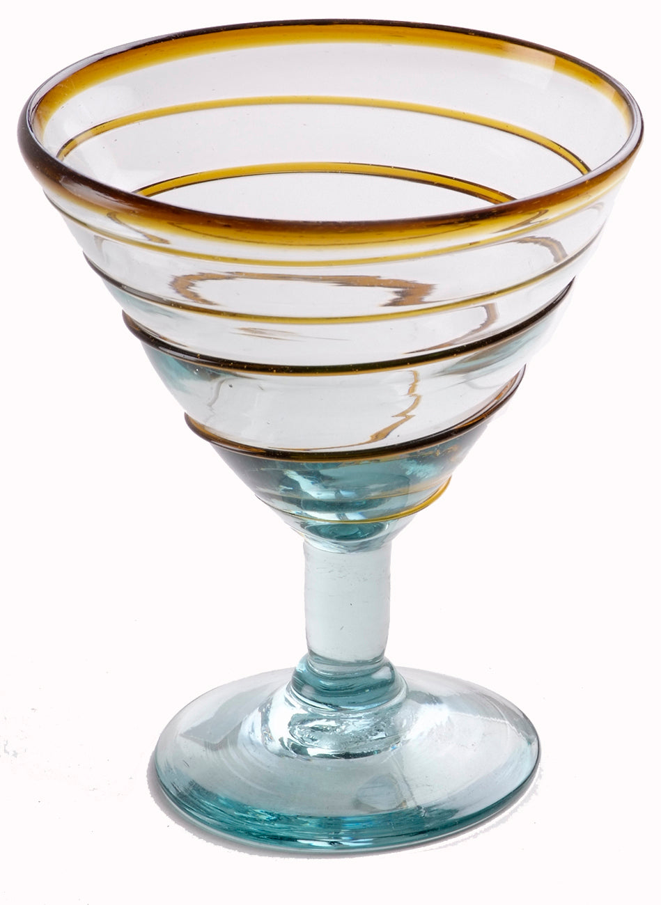 Amber Spiral Margarita - 12 oz - Set of 4