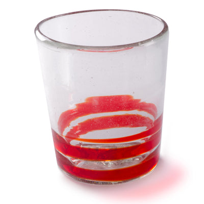 Serpentine Short Tumbler in Red - 12 oz - Set of 6 - Orion's Table