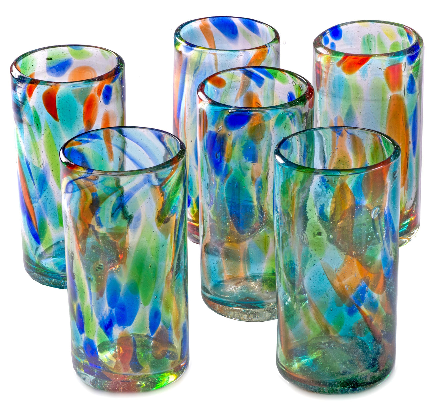 Solid Confetti Tall Tumbler - 22 oz - Set of 6 - Orion's Table 