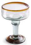 Amber Rim Coupette Margarita - 12 oz - Set of 4 - Orion's Table