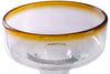Amber Rim Coupette Margarita - 12 oz - Set of 4 - Orion's Table