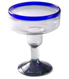 Cobalt Blue Rim Coupette Margarita - 12 oz - Set of 4 - Orion's Table
