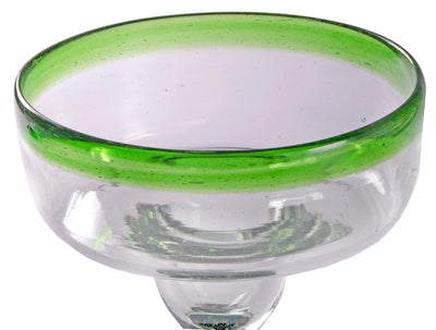 Green Rim Coupette Margarita - 12 oz - Set of 4 - Orion's Table