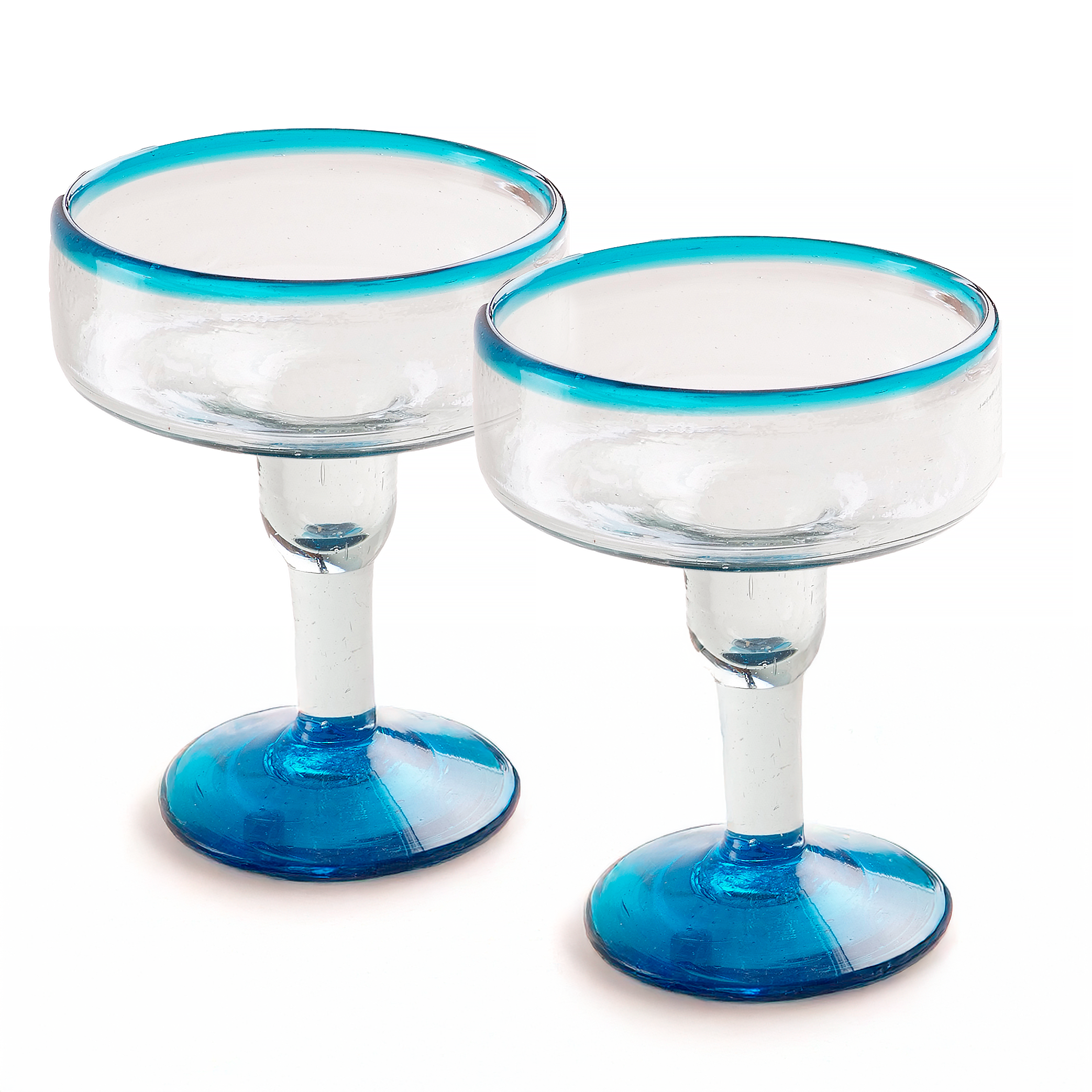 Turquoise Rim Coupette Margarita - 12 oz