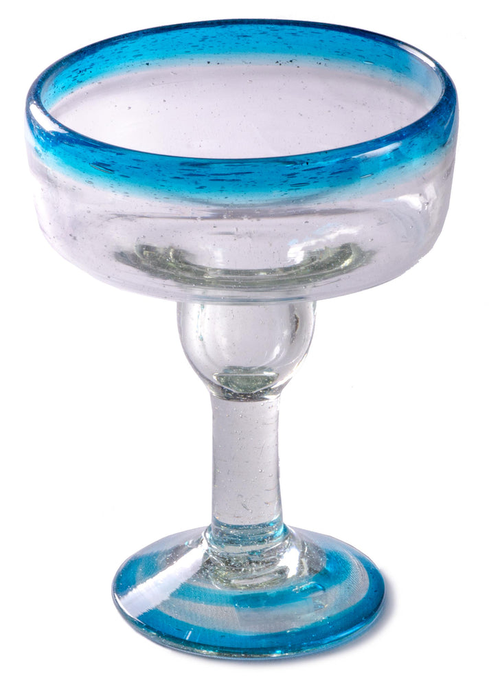 
                  
                    Turquoise Rim Coupette Margarita - 12 oz - Set of 4 - Orion's Table 
                  
                