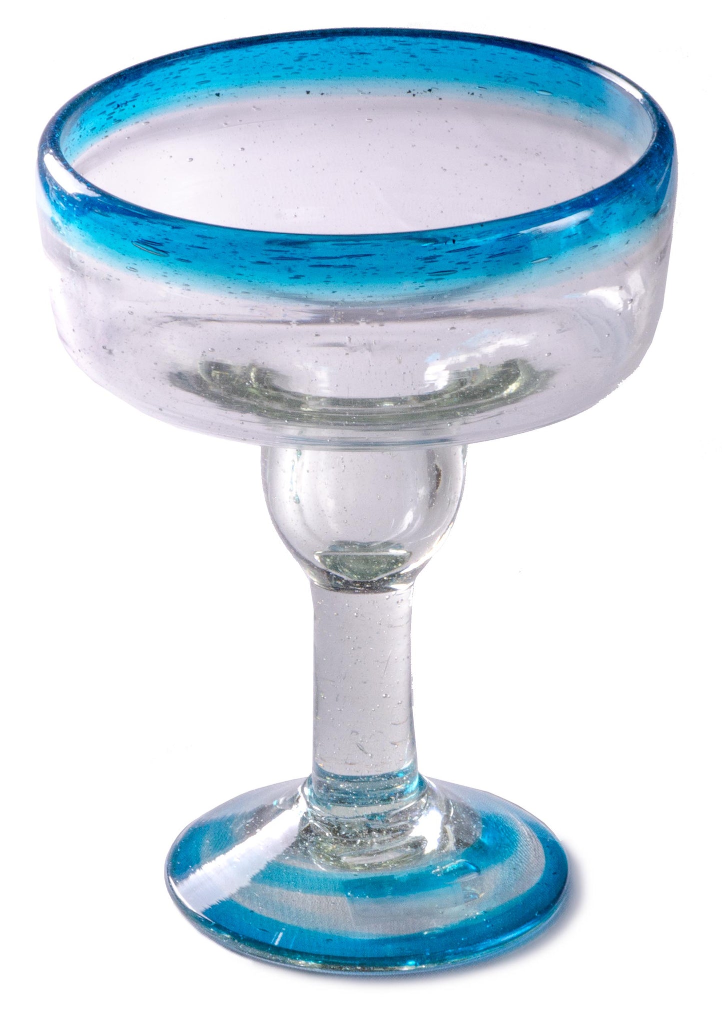 
                  
                    Turquoise Rim Coupette Margarita - 12 oz - Set of 4 - Orion's Table 
                  
                