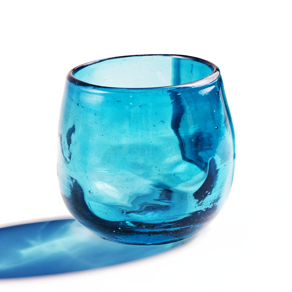 Turquoise Prisma Cocktail Glass - 10 oz - Set of 6