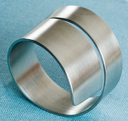 Spiral Napkin Ring in Stainless Steel - Set of 6