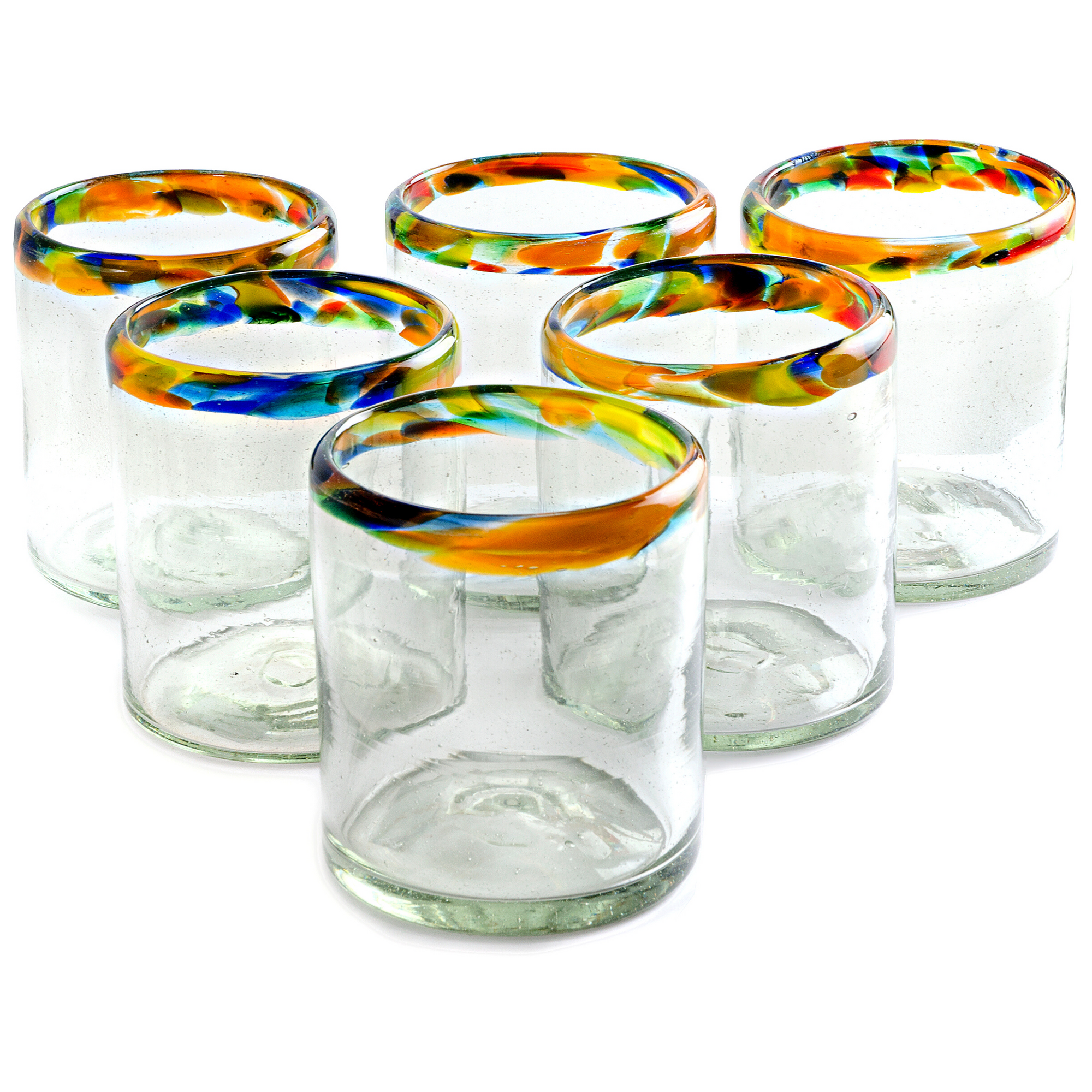 Confetti Rim All Purpose - 12 oz - Set of 6 - Orion's Table