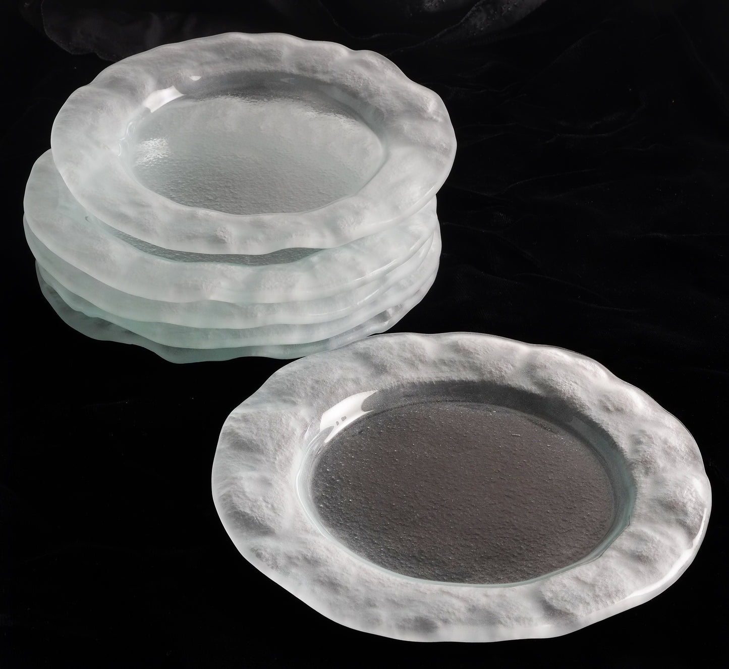 
                  
                    Frosted Marina Appetizer & Desert Plates - Gift Set of 6 - Orion's Table
                  
                