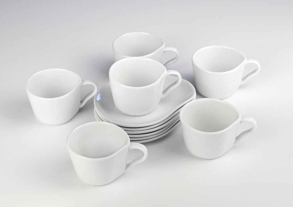 
                  
                    Organic Design Tea Cup & Saucer - Set of 6 - Orion's Table
                  
                