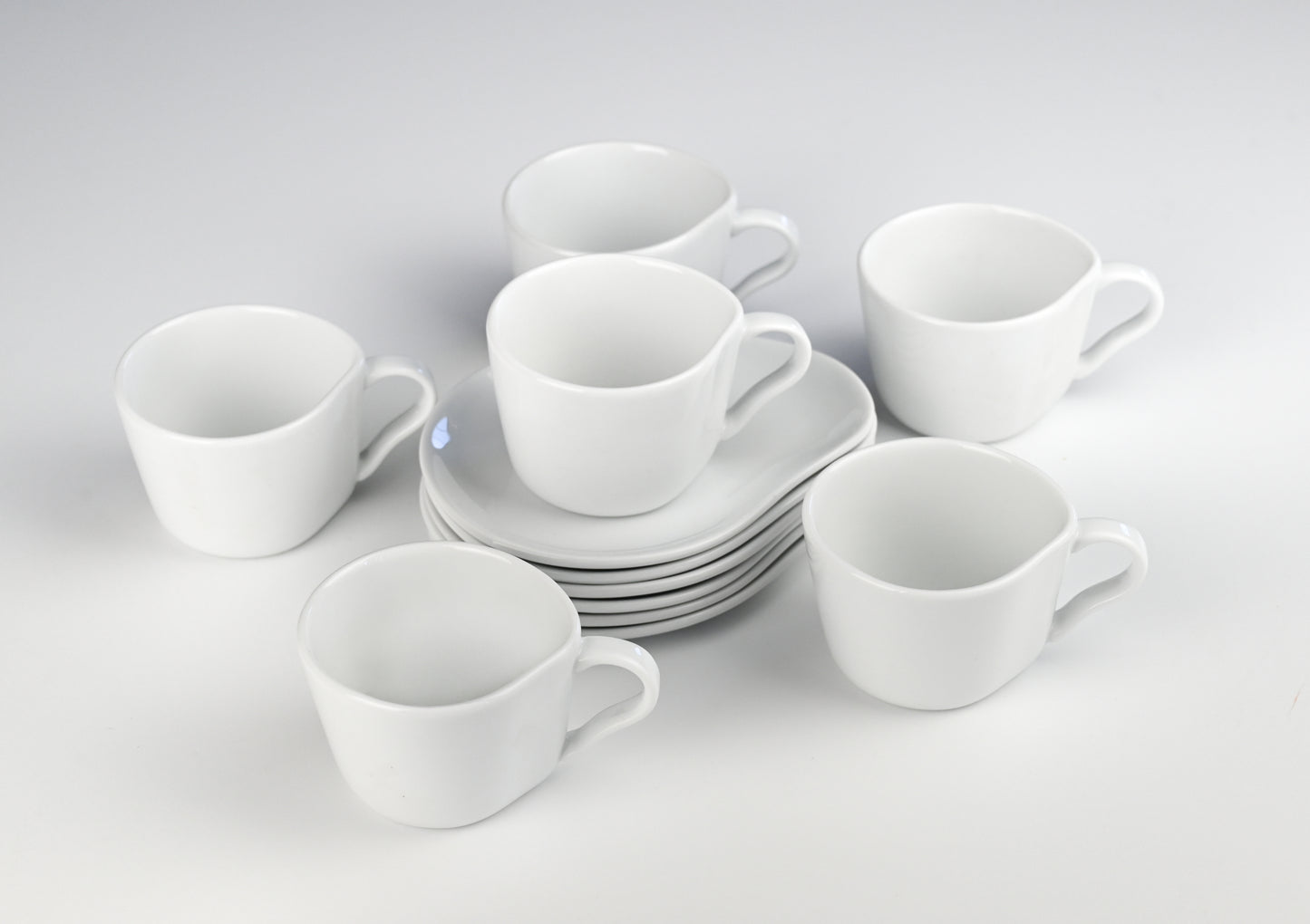 Demitasse cup and saucer set 6 cup and 6 saucer