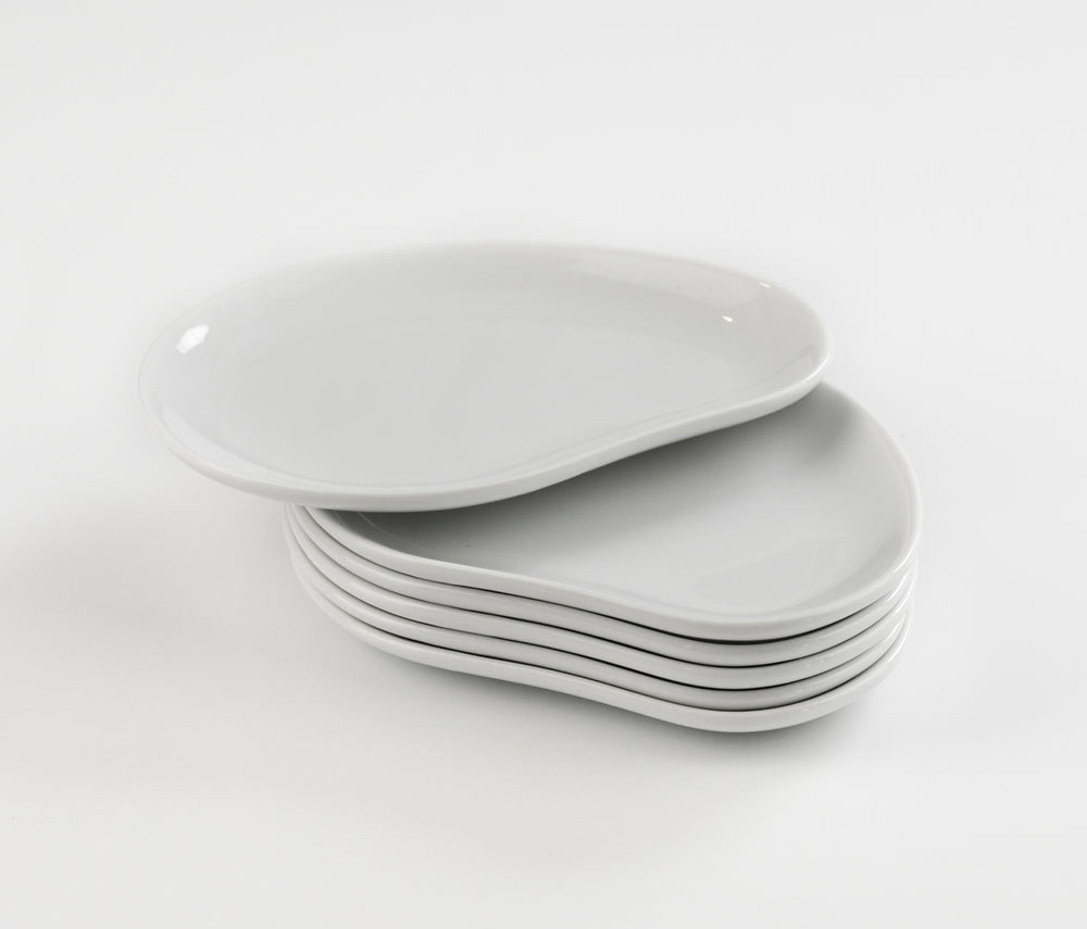 Organic Design Appetizer Plates - Set of 6 - Orion's Table