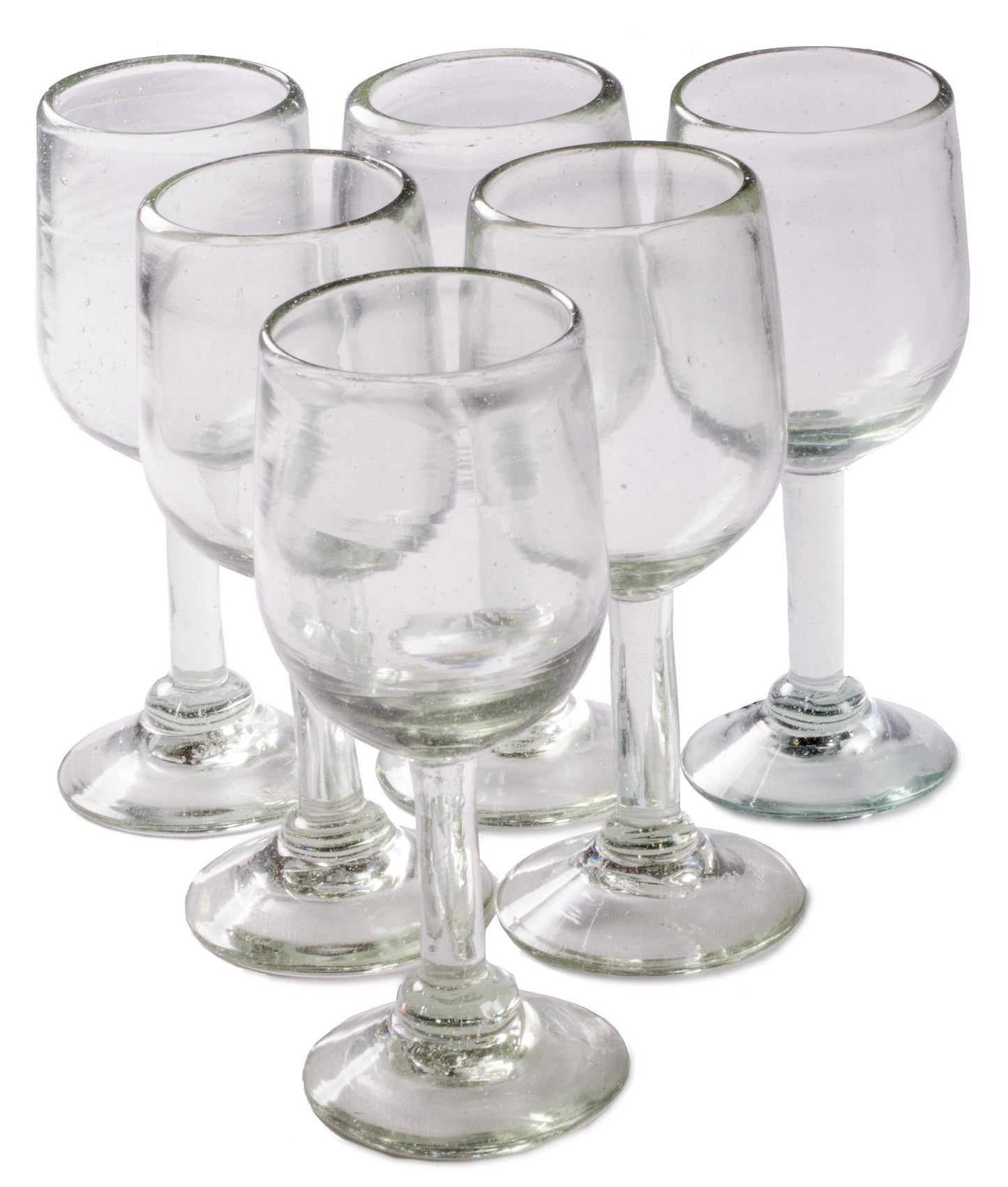 Orion Mexican Glassware Natural 11 oz Tulip Wine - Set of 6