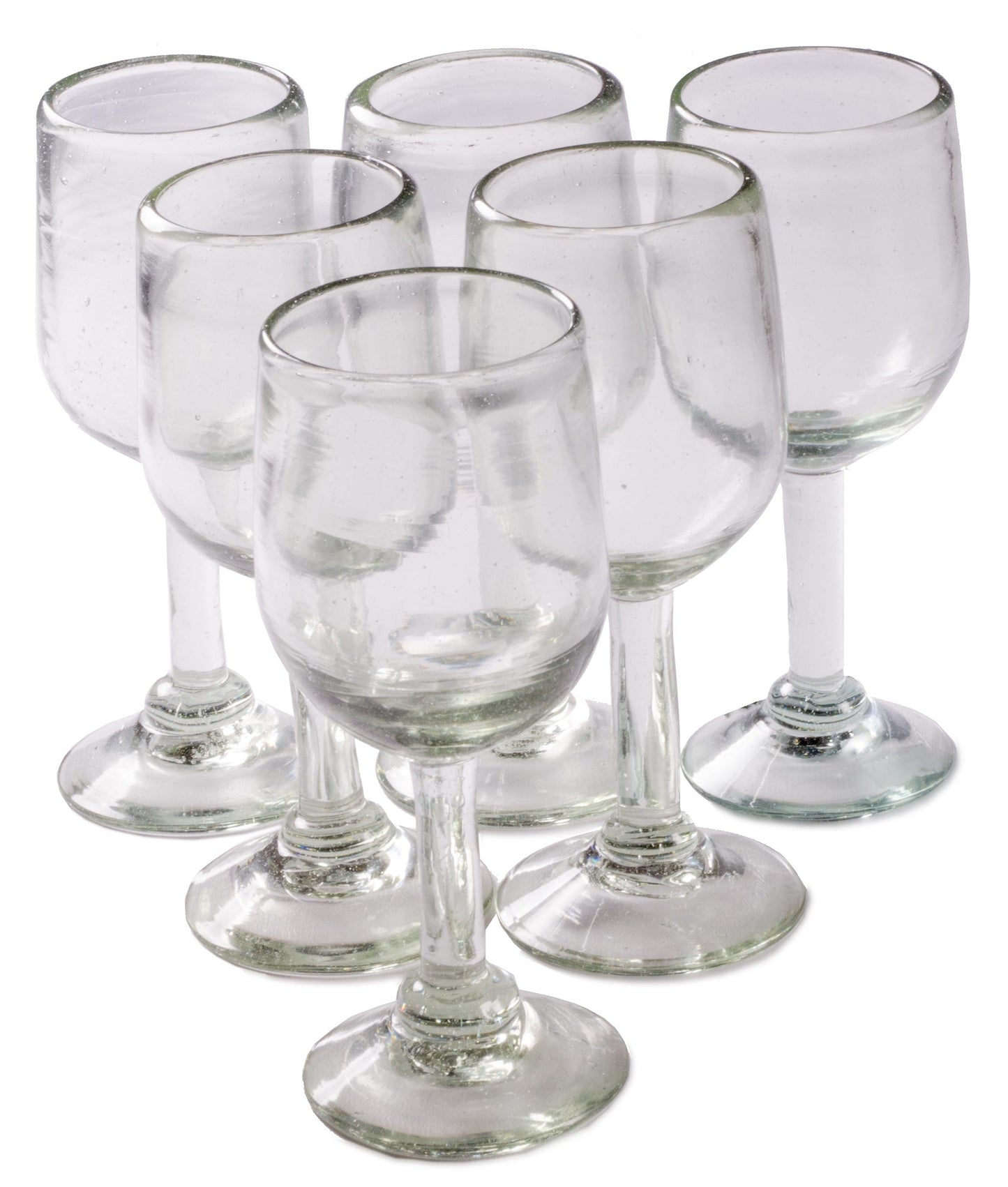 Orion Natural 11 oz Tulip Wine - Set of 6 - Orion's Table Mexican Glassware