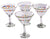 Orion Tutti Frutti 15 oz Classic Margarita - Set of 4 - Orion's Table Mexican Glassware