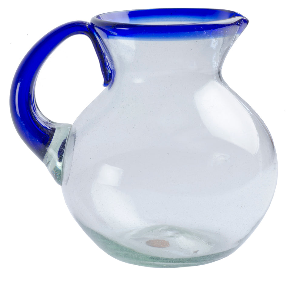 Glass Pitcher - Blue