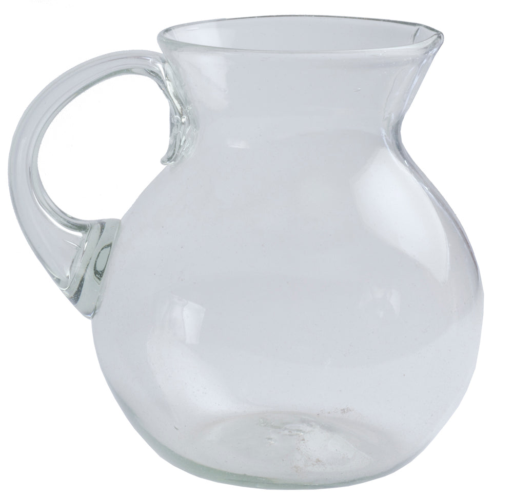 Orion Natural 80 oz Bola Pitcher - Orion's Table Mexican Glassware