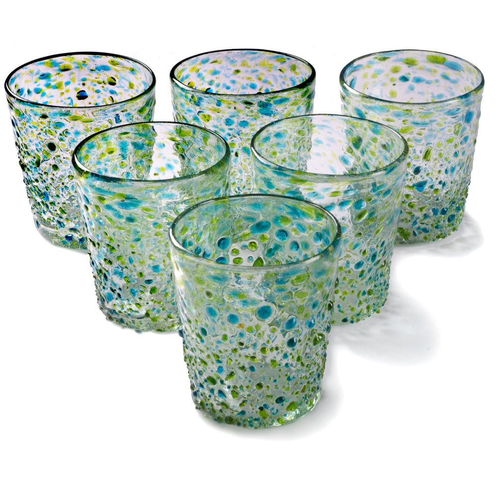 Orion Del Mar 12 oz Short - Set of 6 - Orion's Table Mexican Glassware