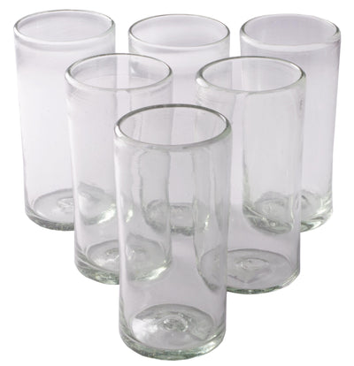 Orion Natural 22 oz Tall Tumbler - Set of 6 - Orion's Table Mexican Glassware