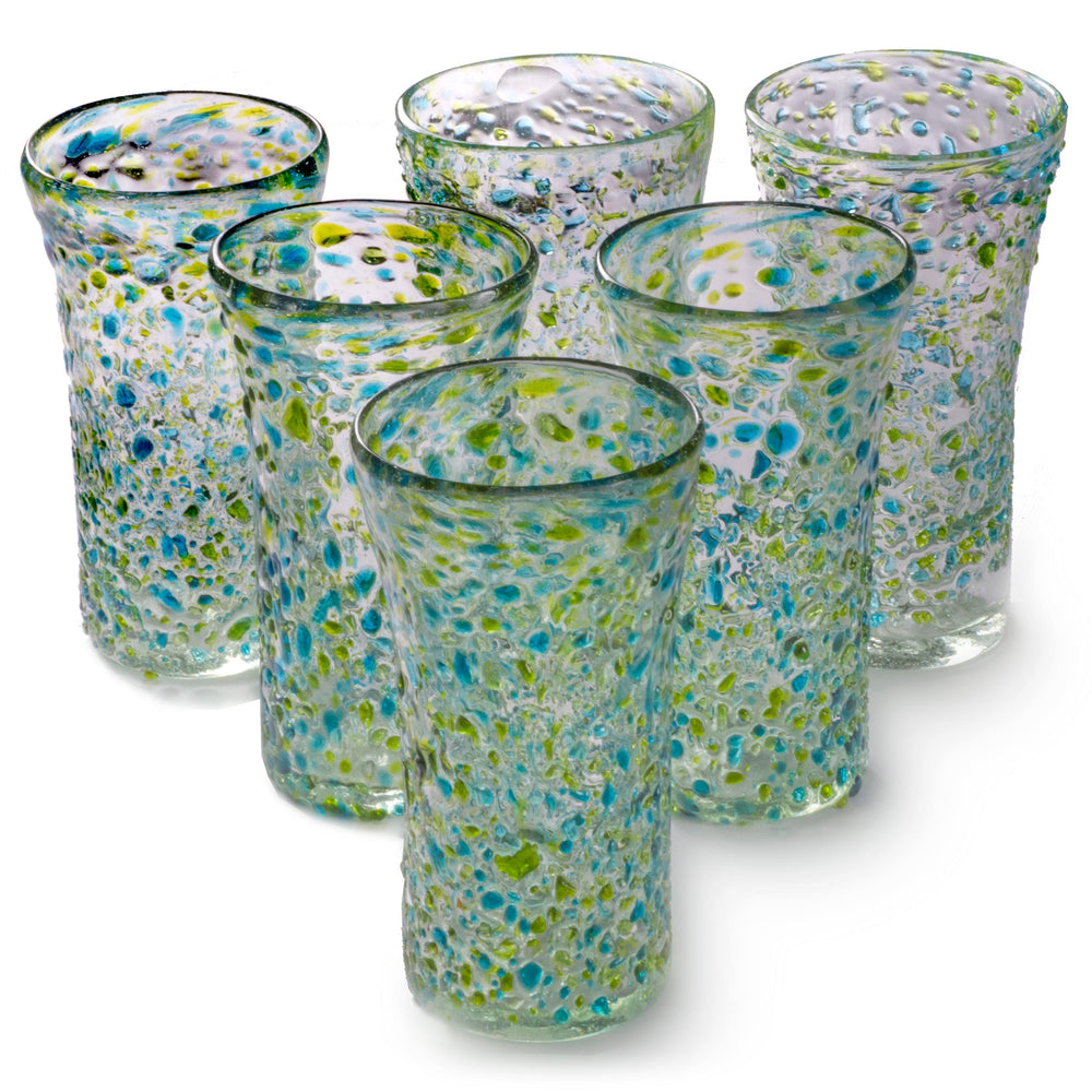 
                  
                    Orion Del Mar 14 oz Tumbler - Set of 6 - Orion's Table Mexican Glassware
                  
                