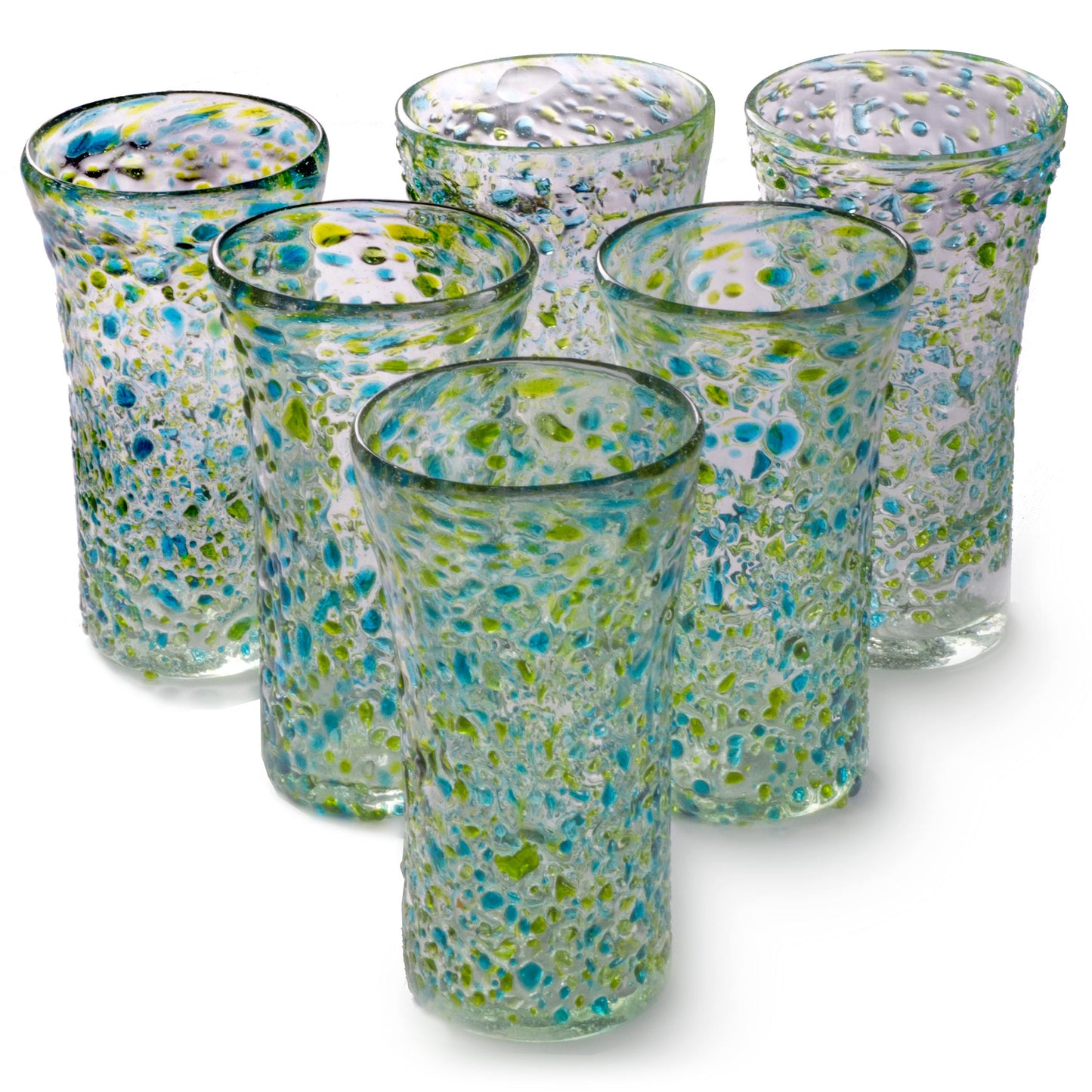 Orion Del Mar 14 oz Tumbler - Set of 6 - Orion's Table Mexican Glassware