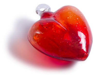 Handcrafted Ornamental Glass Heart - Large - Orion's Table